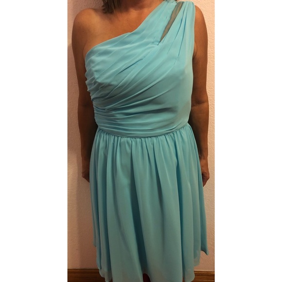 Baby blue bridesmaid dresses. Size 0 and Size 8. - Picture 5 of 5